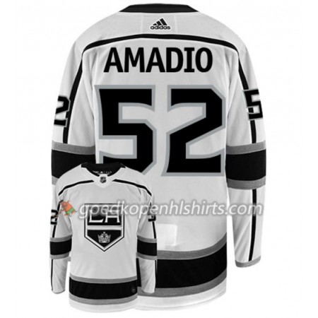 Los Angeles Kings MICHAEL AMADIO 52 Adidas Wit Authentic Shirt - Mannen
